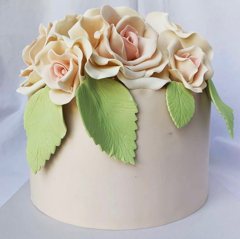 Blushing Bouquet Cake