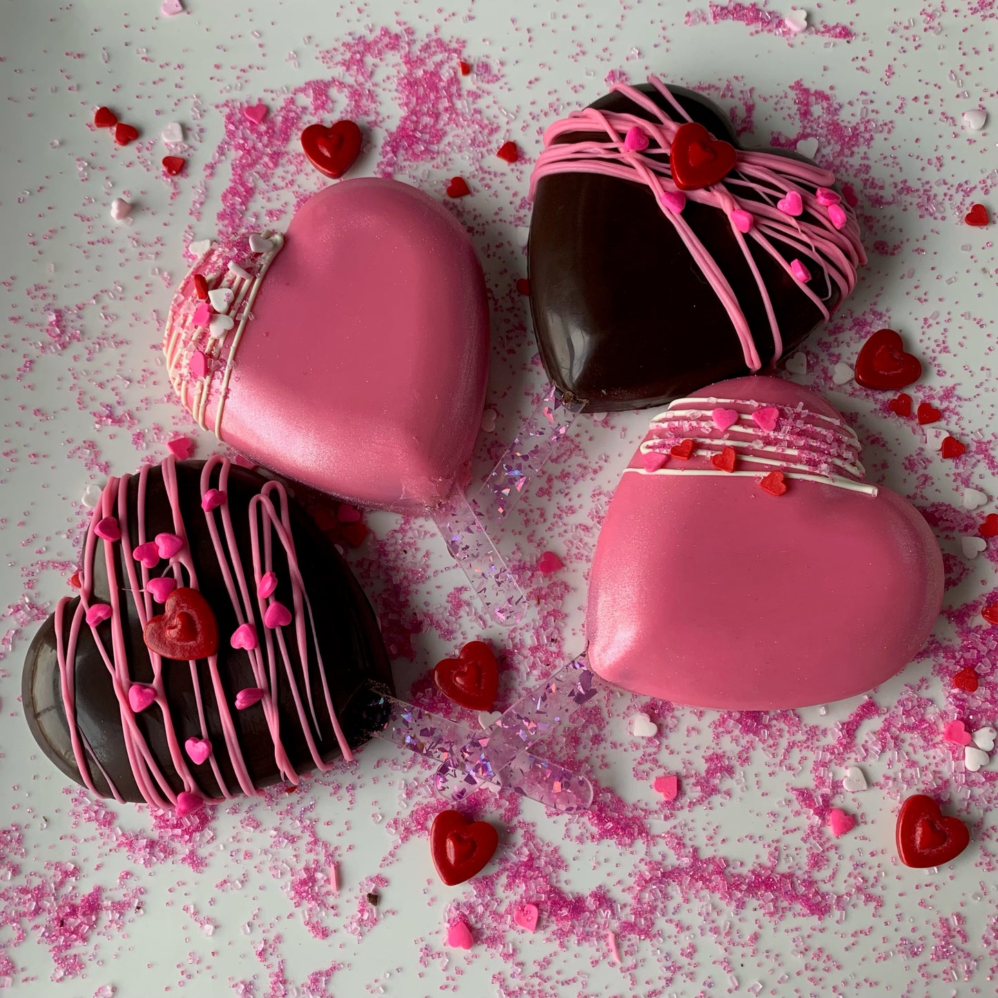 Sweetheart Cakesicles!